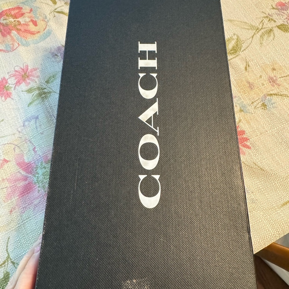 Coach Black Leather Chain Detail Loafers - Maegan Driver LTR - Picture 6 of 7